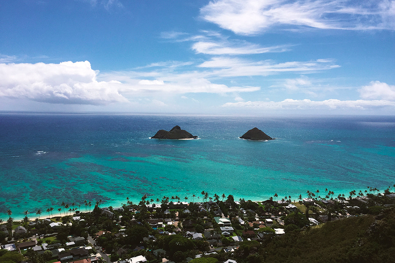 Lanikai, Hawai'i (Aerial)